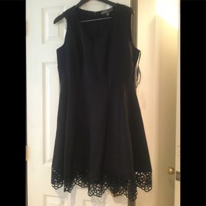 *PLUS* DONNA RICCO  Black Dressy Dress size 16 w
